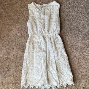 41 Hawthorn White Eyelet Mini Dress